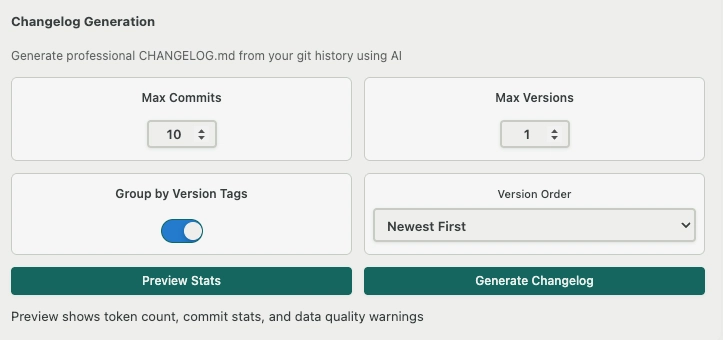 GitMind - Changelog generation feature for Pro users