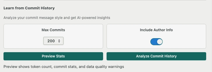 GitMind - Commit message analyzer option for Pro users
