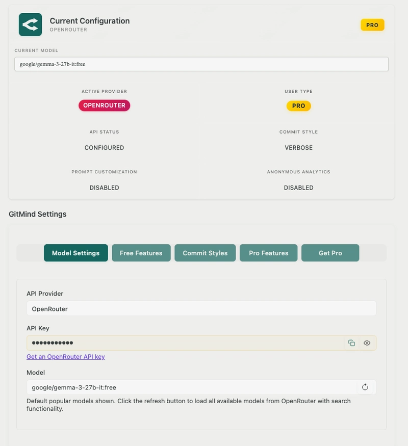 GitMind - GUI Setting in VSCode